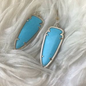 Kendra Scott Turquoise Statement Earrings